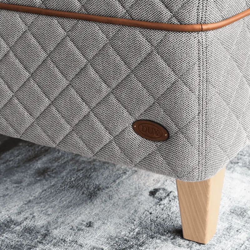 The modular design of Duxiana beds means that individual components are replaceable, significantly reducing waste. If a part of your mattress becomes worn, you don't need to buy an entirely new bed, you can simply replace the affected component, extending the life of the product.